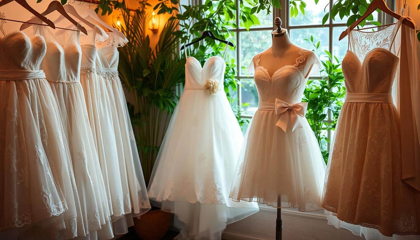 Elegant Short Bridal Dresses for Intimate Weddings