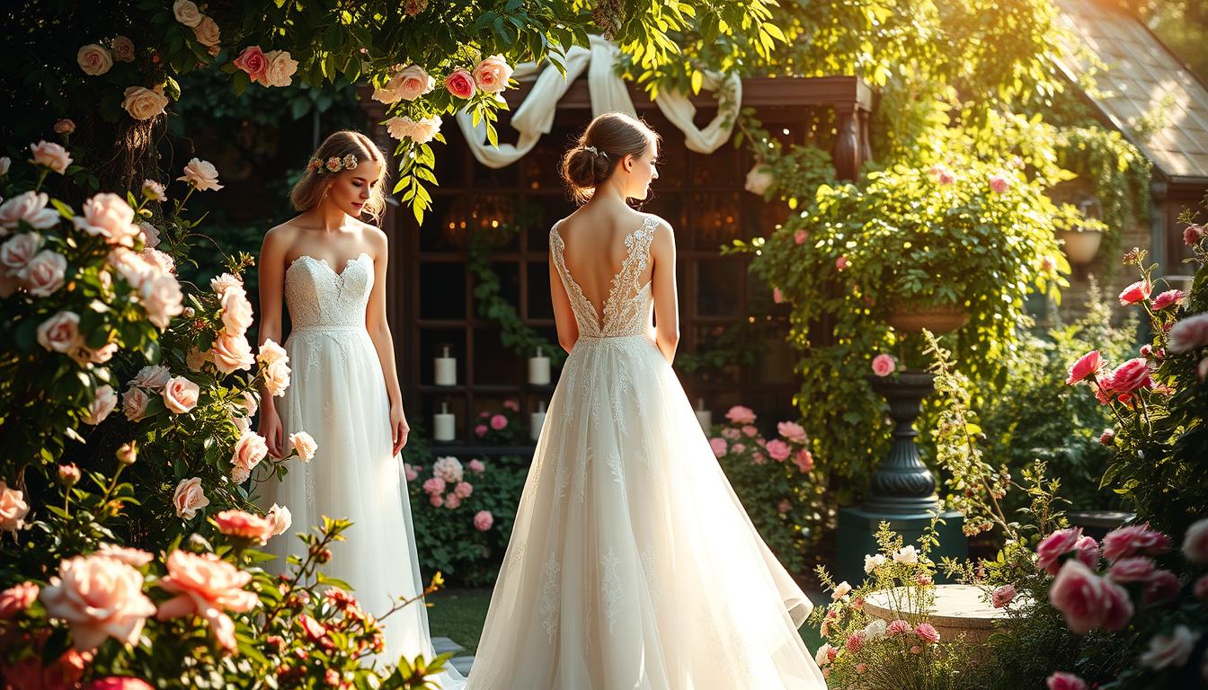 Short Bridal Dresses Perfect for Garden Ceremonies