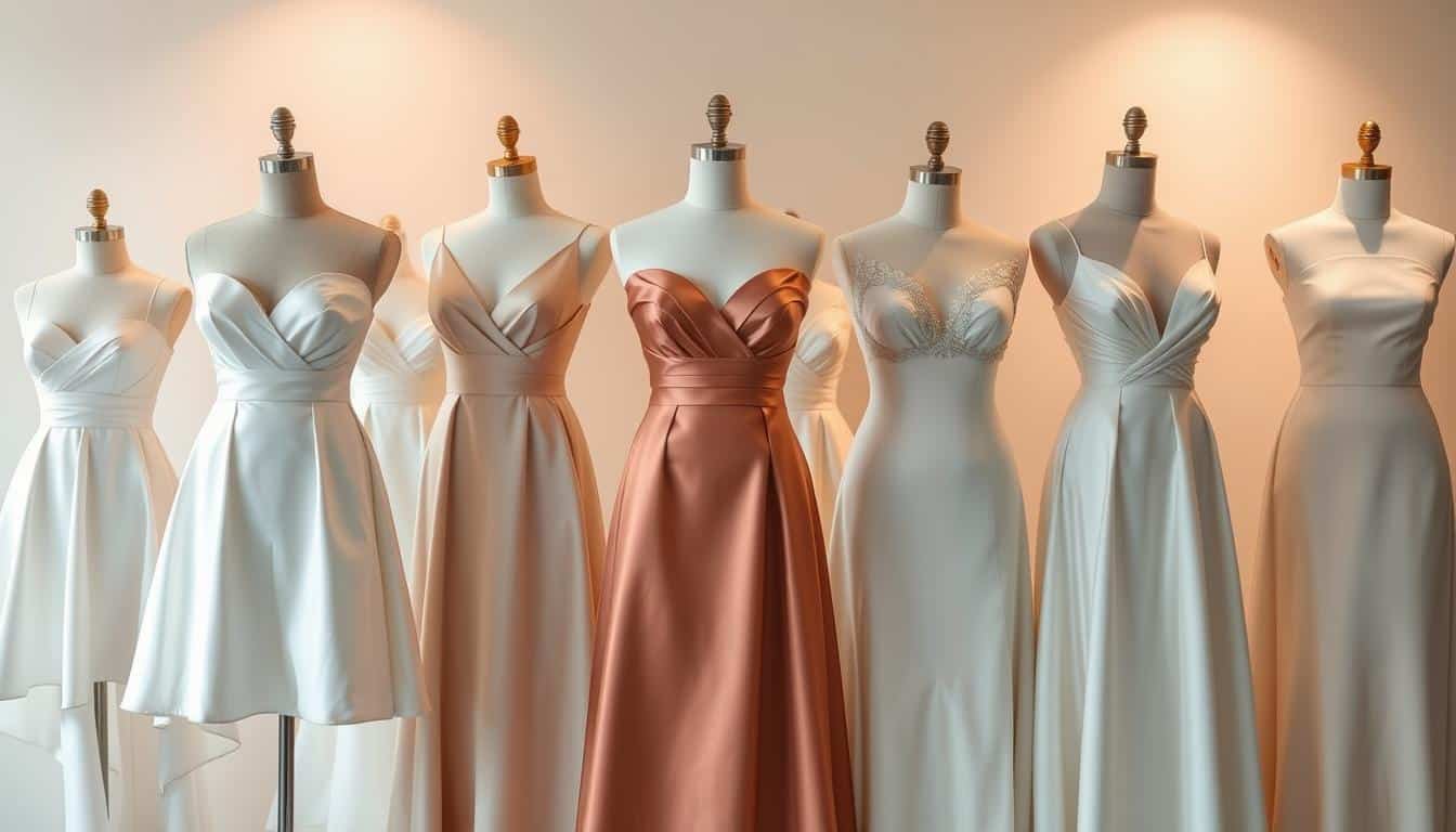 Short Satin Bridal Dresses for Modern Brides