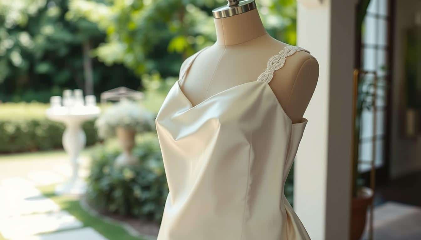 Simple Satin Gowns Perfect for Micro Weddings