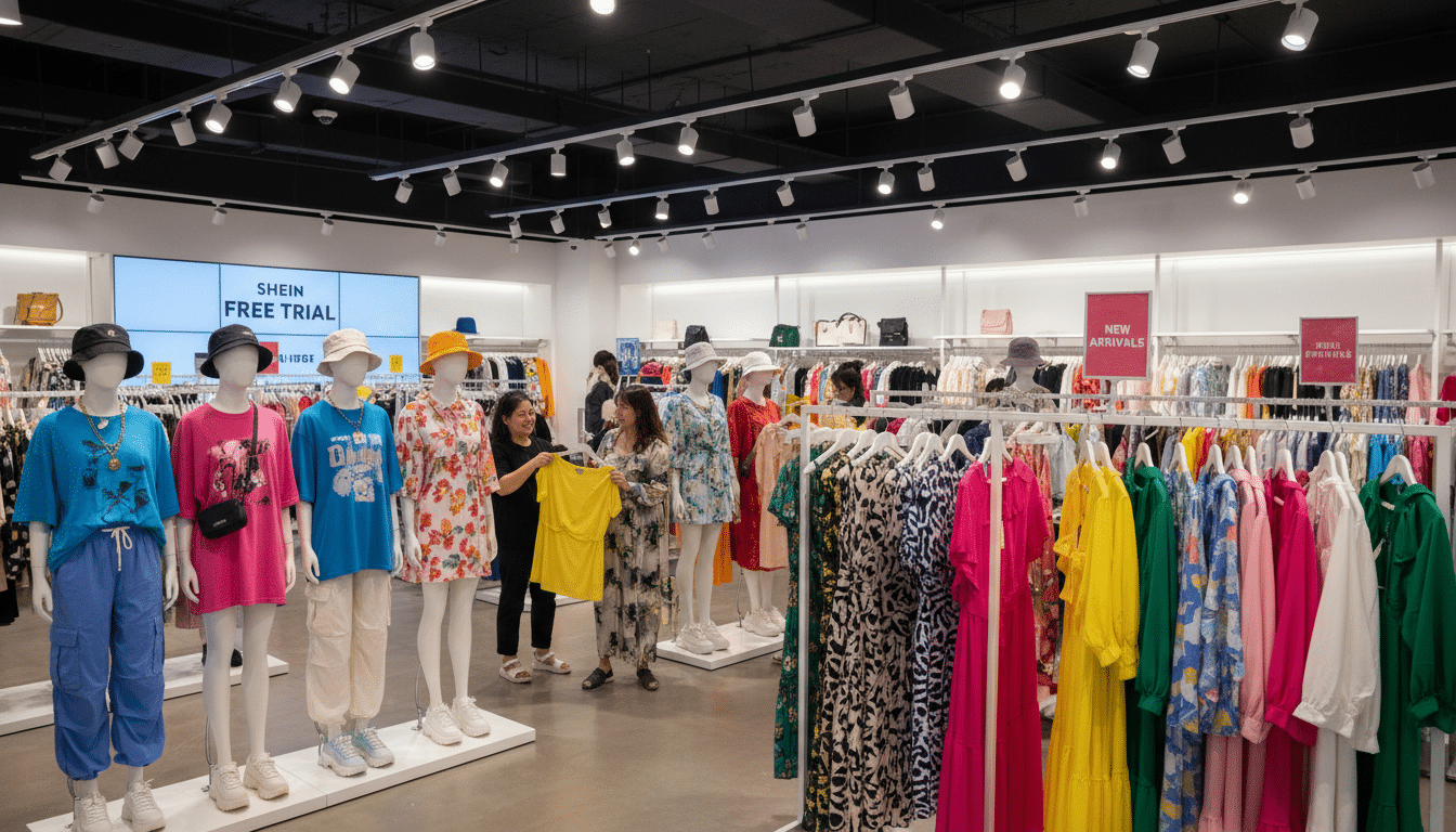 shein free trial outfits